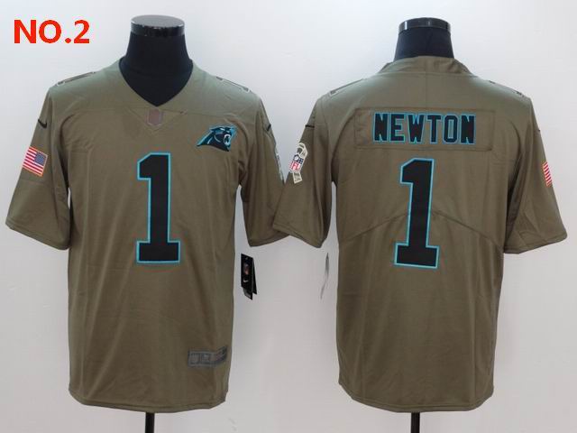 Men's Carolina Panthers #1 Cam Newton Jersey NO.2;